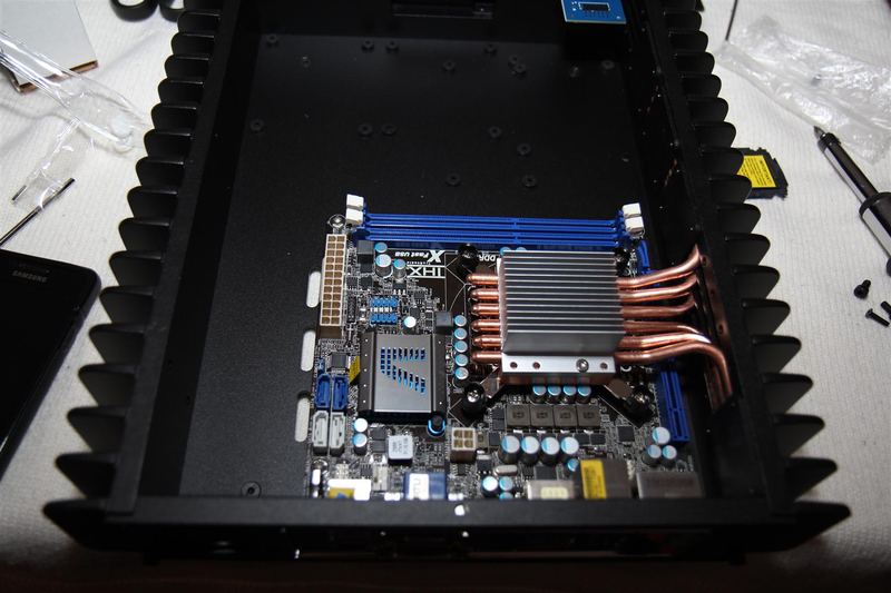 HDPLEX fanless H3.S HTPC mini pc case build