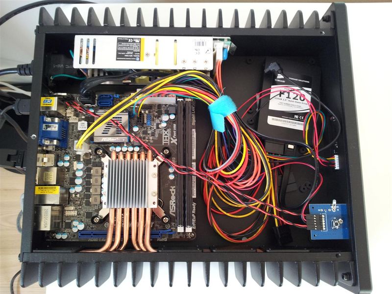 HDPLEX fanless H3.S HTPC mini pc case build
