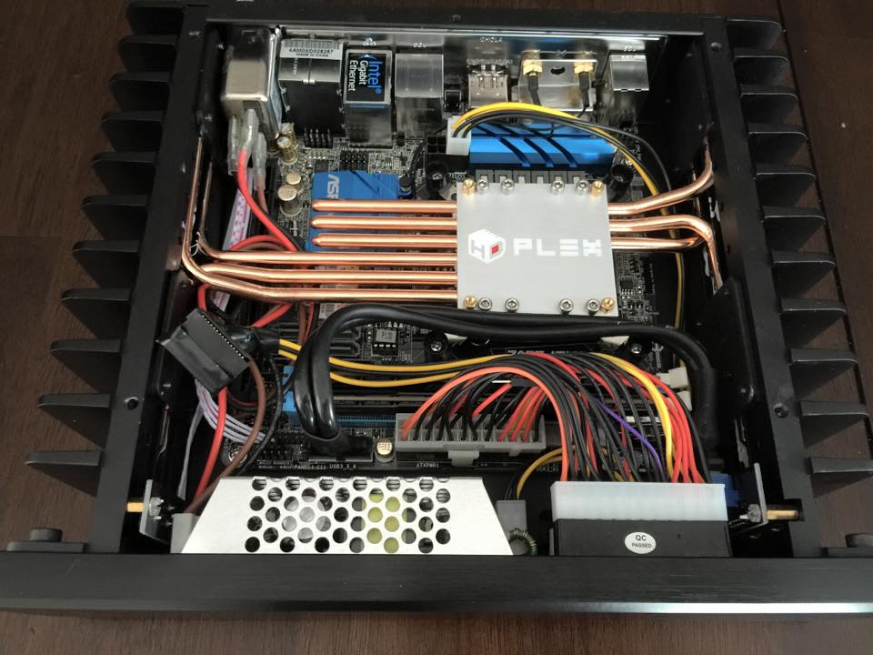 HDPLEX H1.S Fanless PC case with ASRock Z97 ITX and i7