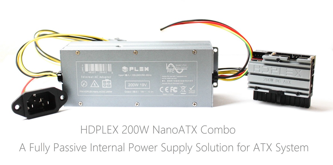 HDPLEX 200W NanoATX Combo